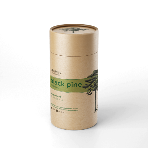 black and pine green